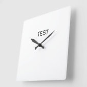 Test Square Wall klok (Hoek)