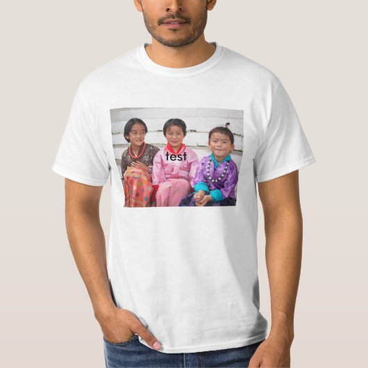 test t-shirt (Voorkant)
