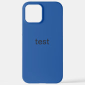 test telefoongeval iPhone hoesje (Achterkant)