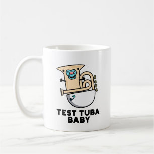 Test Tuba Baby Funny Science Tuba Pun Koffiemok