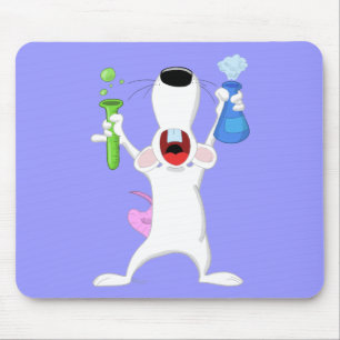 Test Tube Lab Rat Mousepad Muismat