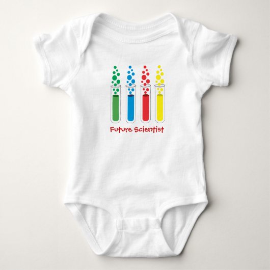 Test Tubes Future Scientist Romper (Voorkant)