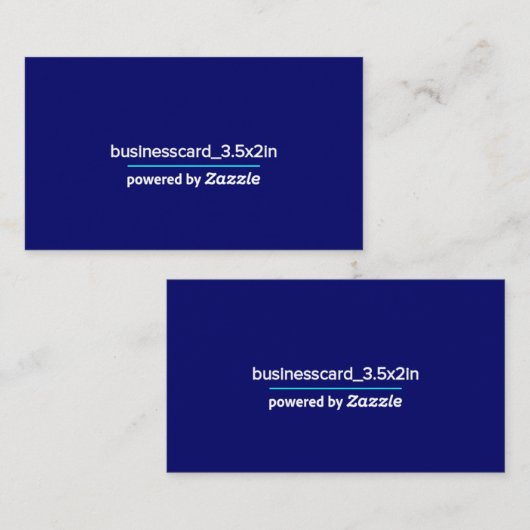 Test Visitekaartje (Voorkant / Achterkant)