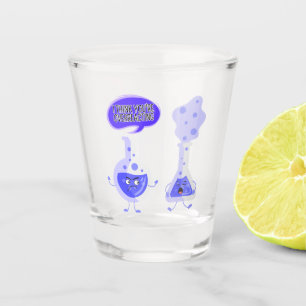 Testbuischemie denk ik dat je overreageert shot glas
