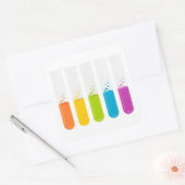 Testbuizen Vierkante Sticker (Envelop)