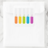Testbuizen Vierkante Sticker (Tas)