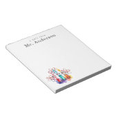 Testbuizen voor scheikundeleraren notitieblok (Schuin)