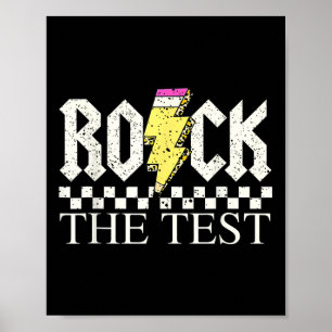 Testdag Docent Student Motivatie Shirt ROC Poster