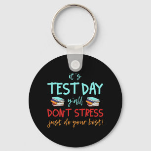 Testdag examens sleutelhanger