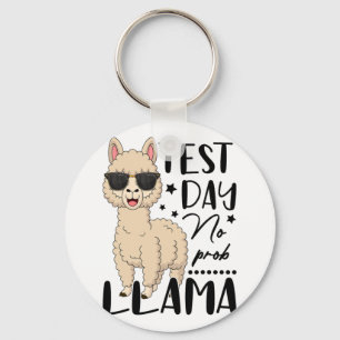 Testdag Geen Prob Lama Leraar Student Examen Test  Sleutelhanger