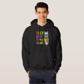 Testdag geen Prob Llama Cute Llama Testing Hoodie (Voorkant volledig)