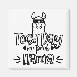 Testdag Geen Prob-llama Llama Teacher Testdag 1 Magneet