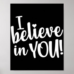 Testdag Ik geloof in het testen van examenprocesso Poster