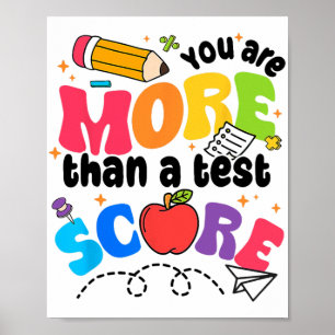 Testdag Je bent meer dan een testscore Poster