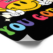 Testdag Je hebt deze leraar Student Test Dag Poster (Hoek)