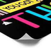 Testdag Je hebt deze testdag leraar student Poster (Hoek)