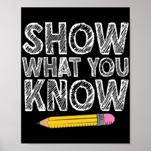 Testdag Kunst voor Mannen Vrouwen Docent Testen Te Poster