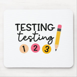 Testdag Shirt testen Coördinator Shirt Docent Muismat