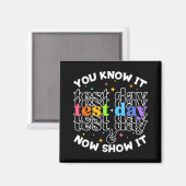 testdag testdag leraar leerling testdag magneet (Voorkant / Achterkant)