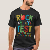 Testdag testdag testdag testdag dobber t-shirt (Voorkant)