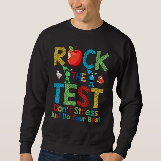 Testdag testdag testdag testdag dobber trui (Voorkant)