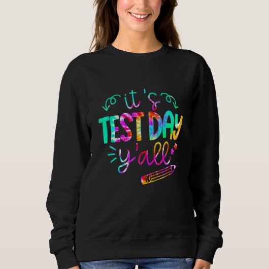 Testdag testen proefdag testen trui (Voorkant)
