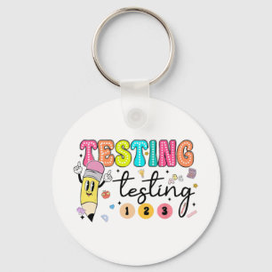 Testdag Yall testdag leraar Sleutelhanger