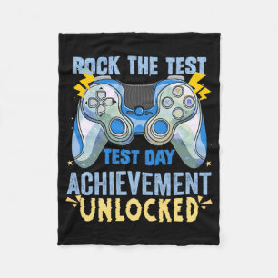Testen Staar Test Examen Gamer Rock De Test 20 Mei Fleece Deken