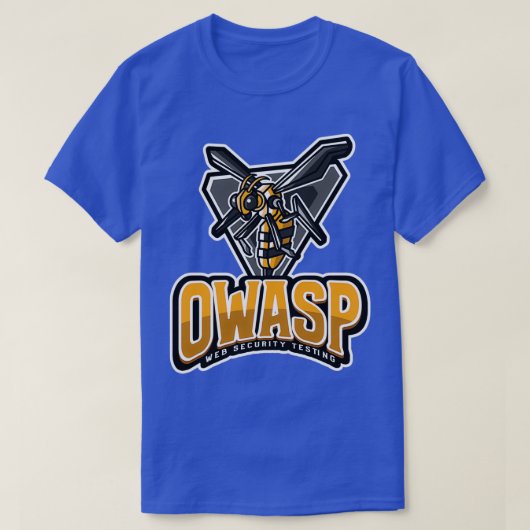 Testen van cyberbeveiliging Hacker OWASP-webbeveil T-shirt (Design voorkant)
