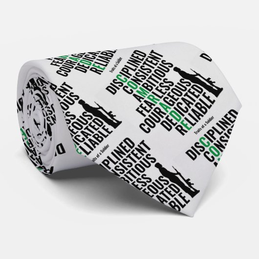 Testen van een soldaat stropdas (Opgerold)