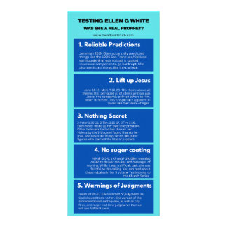 Testen van Ellen G. White Reclamekaart