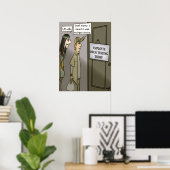 Testen van waarde Poster werknemer (Thuiskantoor)