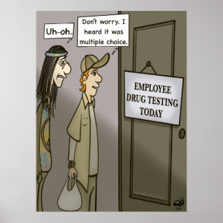 Testen van waarde Poster werknemer