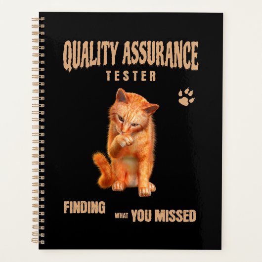 Testeur QA Humour de chat (Devant)
