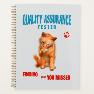 Testeur QA Humour de chat