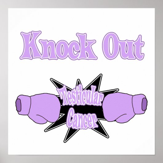 Testiculaire kanker poster (Voorkant)