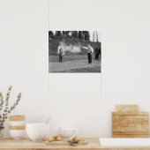 Testing Bulletproof Vest, 1923.  foto Poster (Keuken)