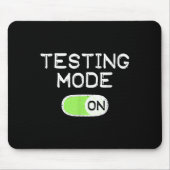 Testing Mode On Funny Test Day Teachers Student Mo Muismat (Voorkant)