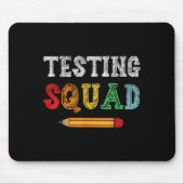 Testing Squad Costume Test Day Teacher Student Fun Muismat (Voorkant)