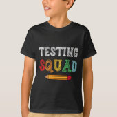 Testing Squad Costume Test Day Teacher Student Fun T-shirt (Voorkant)