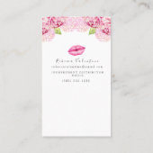 Testkaart - Lipstick-staalkaart Visitekaartje (Achterkant)