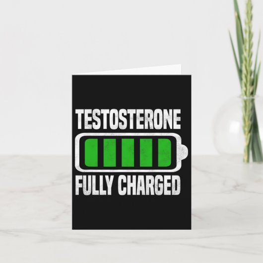 Testosteron Kaart (Voorkant)