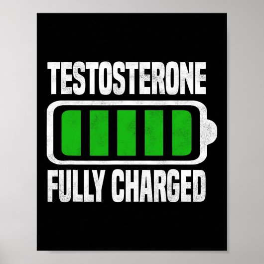 Testosteron Poster (Voorkant)