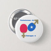 Testosterone Ping Pong Ronde Button 5,7 Cm (Voorkant /achterkant)