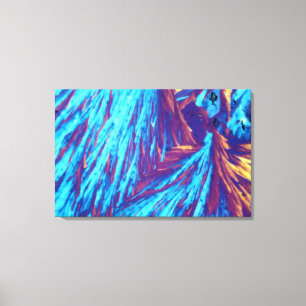 Testosteronkristallen Canvas Afdruk