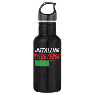Testosteronwaterfles installeren waterfles 