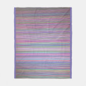 Testpatroon gebroken tv scherm fleece deken (Voorkant)