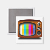 Testpatroon voor televisie-omroep magneet (Voorkant / Achterkant)