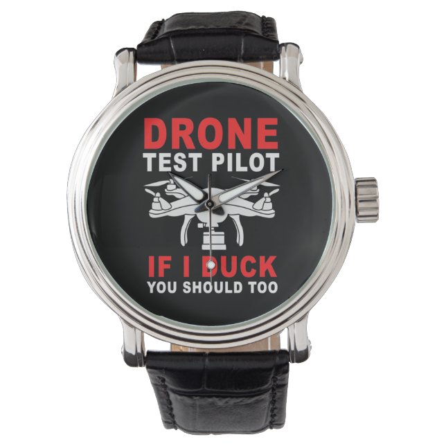 Testpiloot voor droneproef horloge (Voorkant)