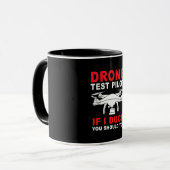 Testpiloot voor droneproef mok (Voorkant links)